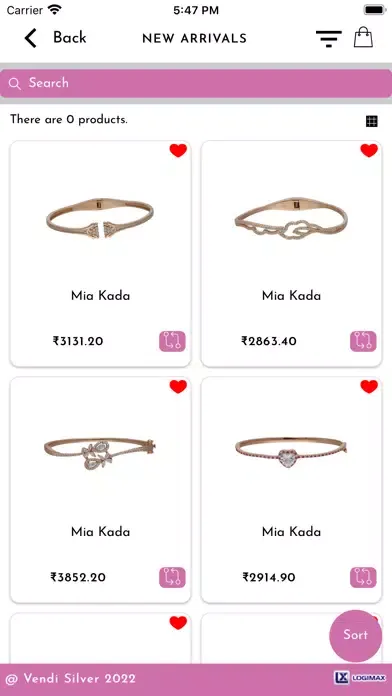 Capturas de pantalla de Vendi Silver Jewellery
