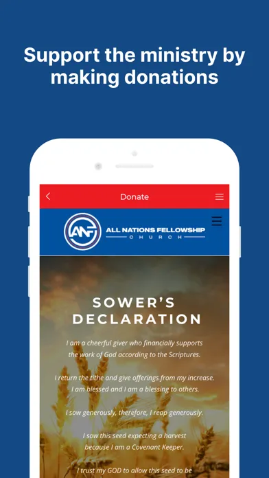 ภาพหน้าจอของ All Nations Fellowship Church
