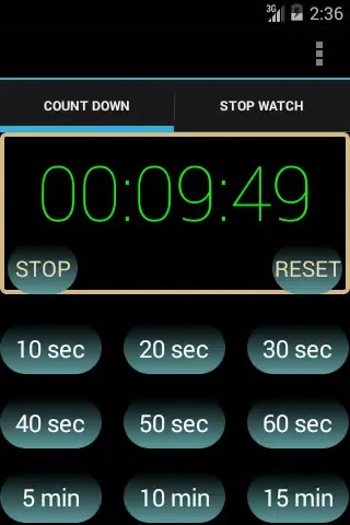 Zrzuty ekranu One Click Timer & Stopwatch