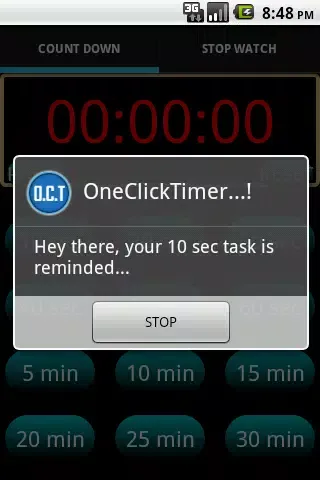Zrzuty ekranu One Click Timer & Stopwatch
