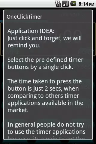 Zrzuty ekranu One Click Timer & Stopwatch