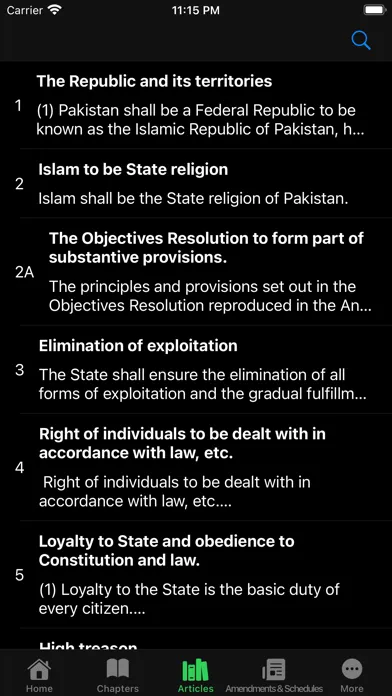 تصاویر Constitution of Pakistan 1973