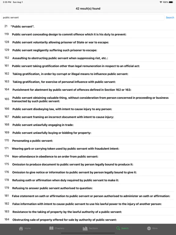 PPC Pakistan Penal Code 1860 iPad 应用截图