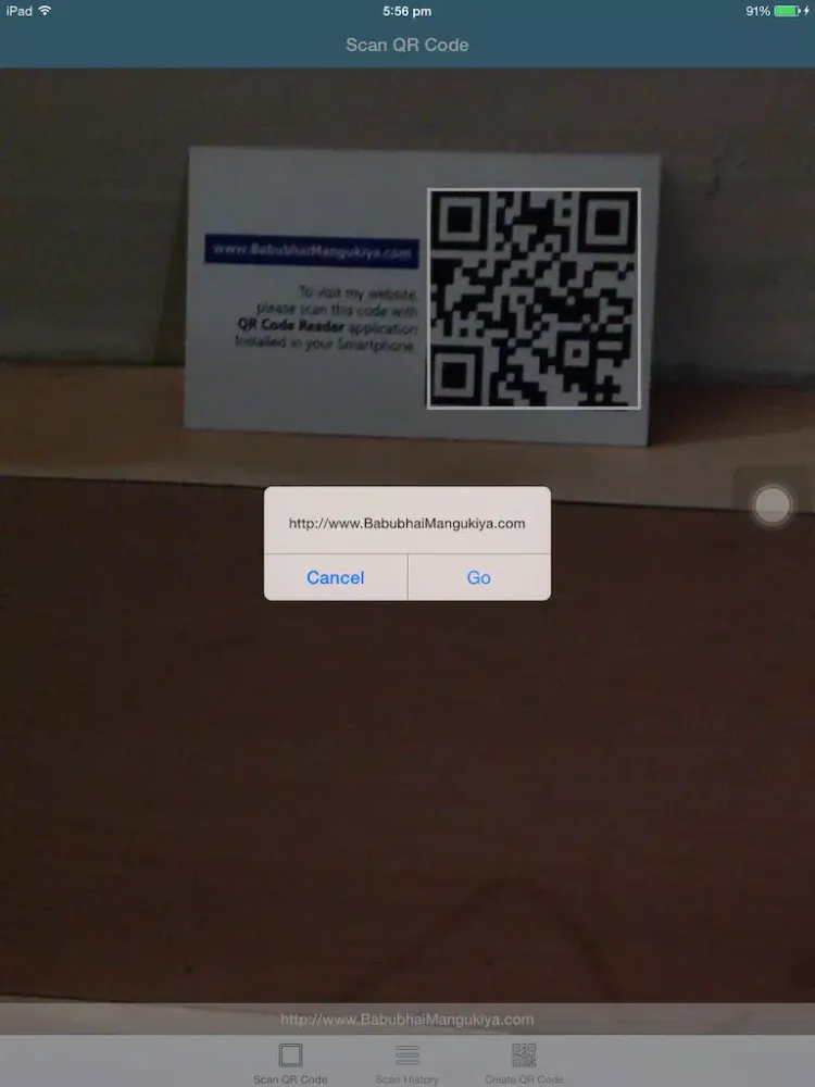 Captures d'écran de QR Code Scanner & Generator iPad 