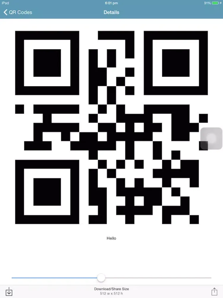 Captures d'écran de QR Code Scanner & Generator iPad 