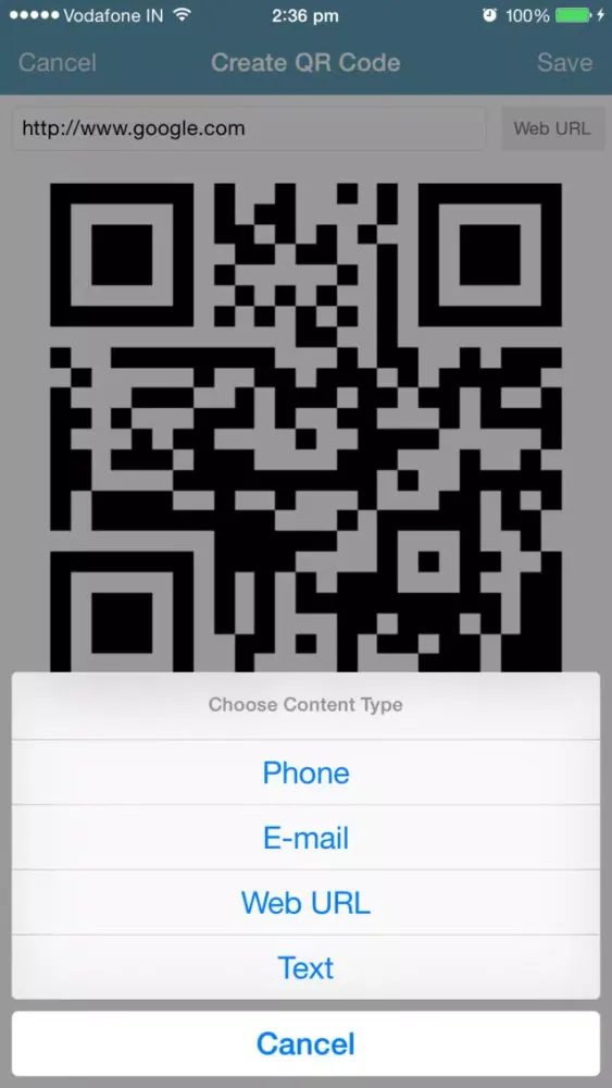 Captures d'écran de QR Code Scanner & Generator
