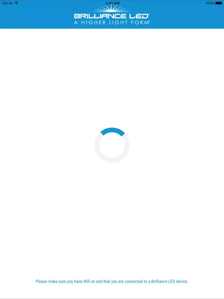 Capturas de pantalla de Brilliance LED RGB WIFI Controller iPad 