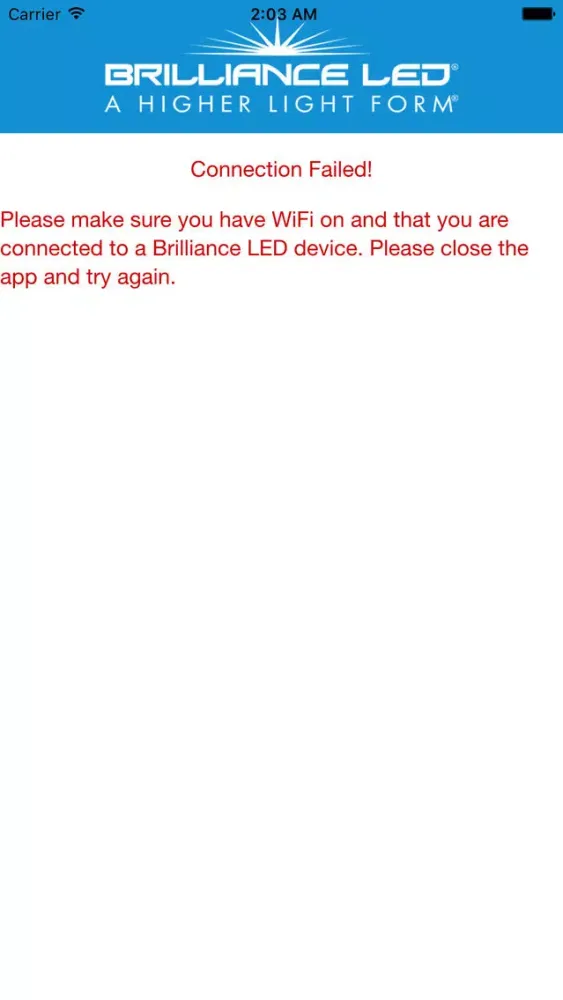 Capturas de pantalla de Brilliance LED RGB WIFI Controller