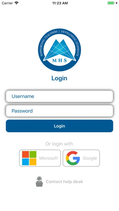MHS Student app स्क्रीनशॉट