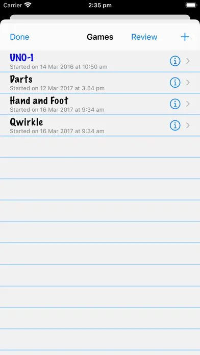 Score Recorder स्क्रीनशॉट
