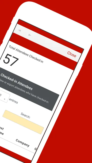 Tangkapan layar Event Ticket Scanner