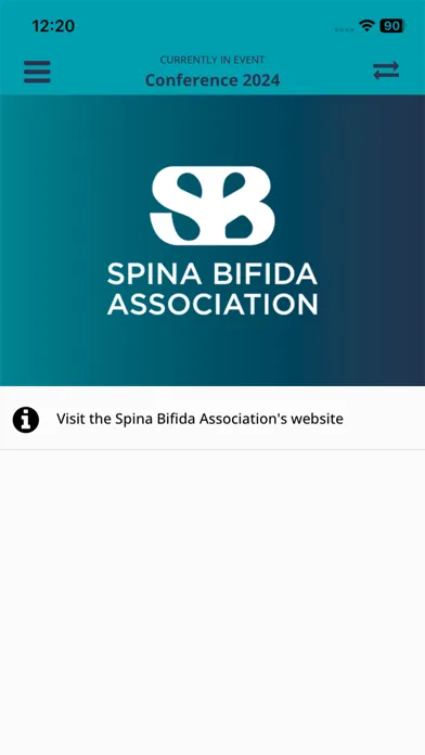 Capturas de tela do SBA Events