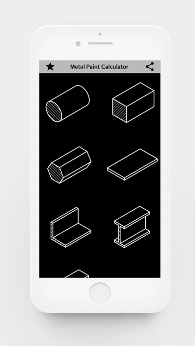 Скриншоты Metal Steel Paint calculator