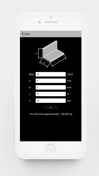 Скриншоты Metal Steel Paint calculator