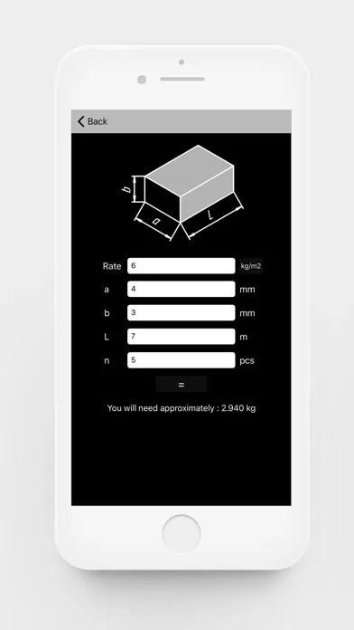 Скриншоты Metal Steel Paint calculator