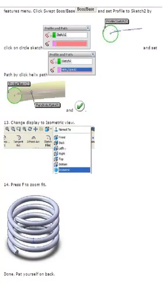Zrzuty ekranu Solidworks Helper