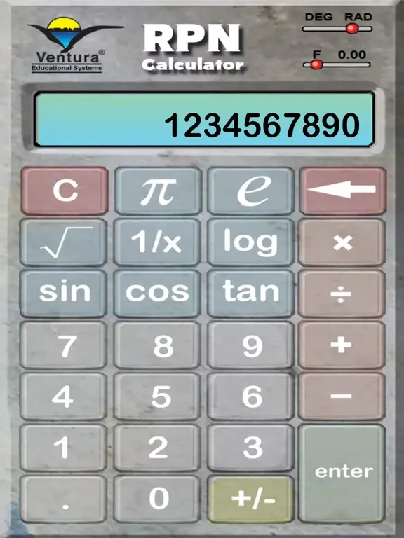 Basic RPN Calculator iPad  Screenshots