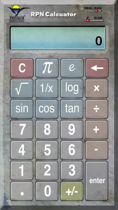 Basic RPN Calculator Screenshots