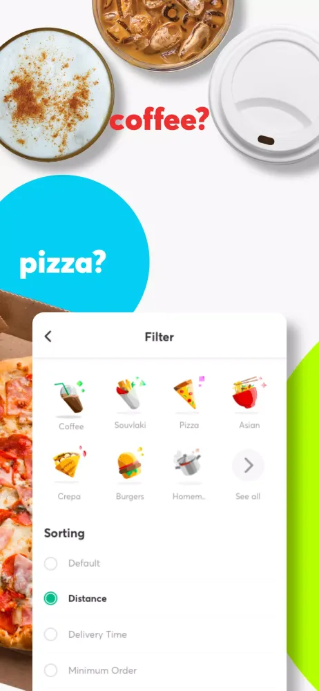efood delivery スクリーンショット