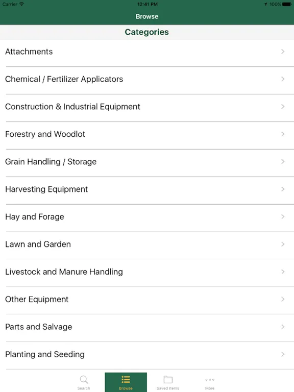 Capturas de pantalla de Farms.com Used Farm Equipment iPad 