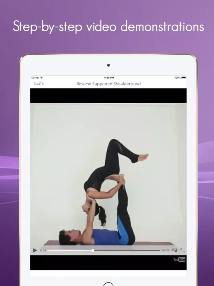 Скриншоты Acroyoga Guide - A visual guide with videos for acroyoga and yoga lovers. iPad 
