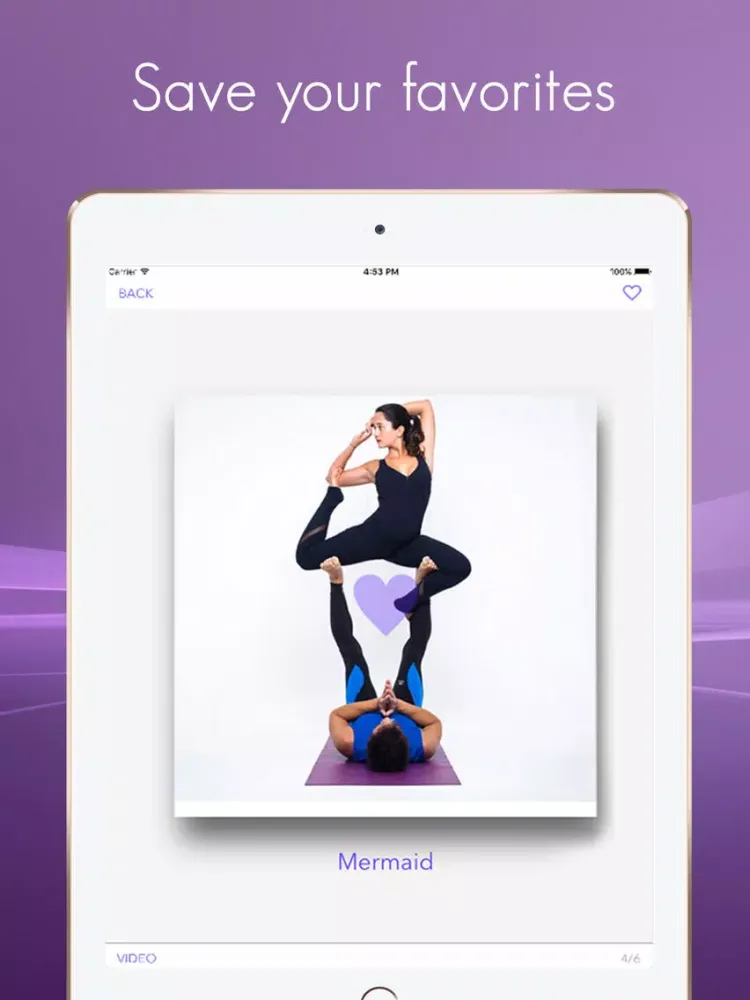 Скриншоты Acroyoga Guide - A visual guide with videos for acroyoga and yoga lovers. iPad 