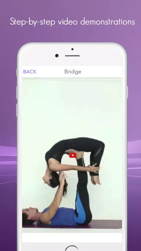 Скриншоты Acroyoga Guide - A visual guide with videos for acroyoga and yoga lovers.