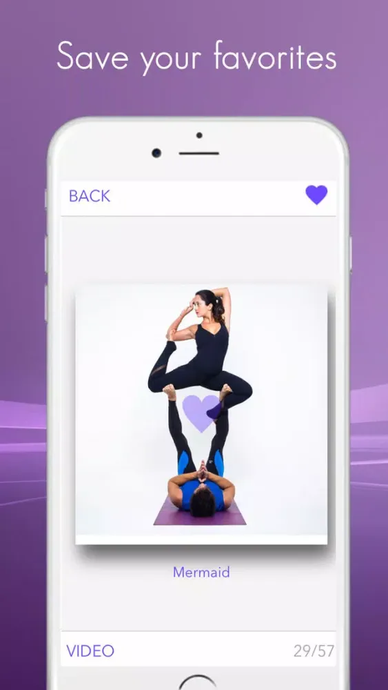 Скриншоты Acroyoga Guide - A visual guide with videos for acroyoga and yoga lovers.
