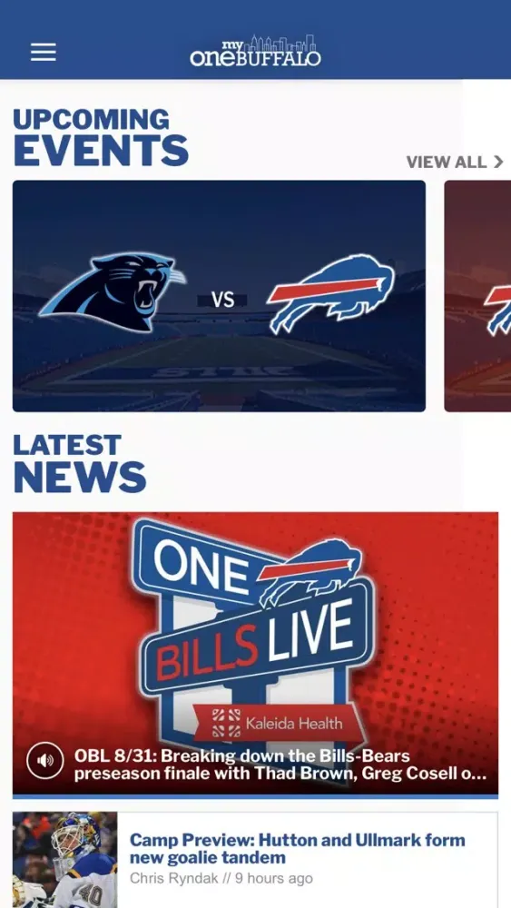 Capturas de tela do My One Buffalo