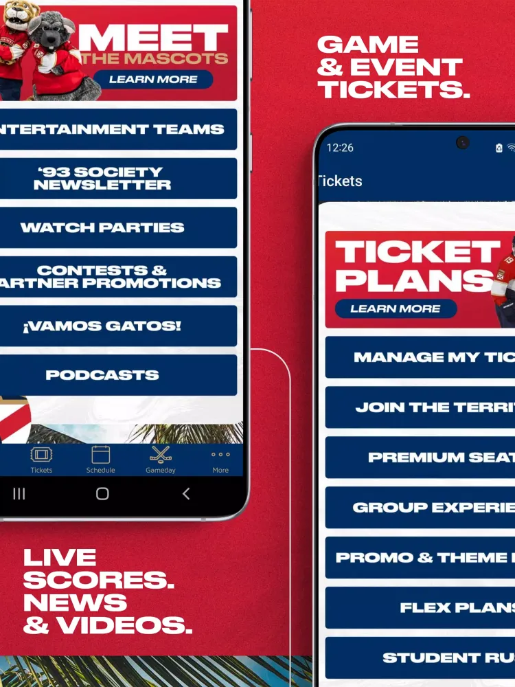 Captures d'écran de Florida Panthers