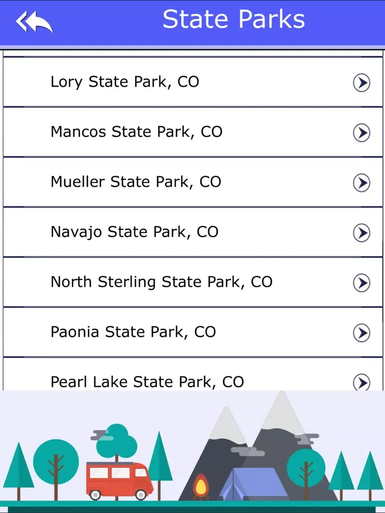 صور Campgrounds & Rv's In Colorado iPad 