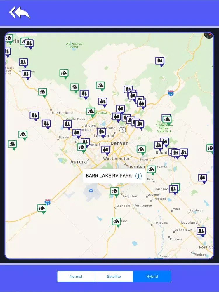 صور Campgrounds & Rv's In Colorado iPad 