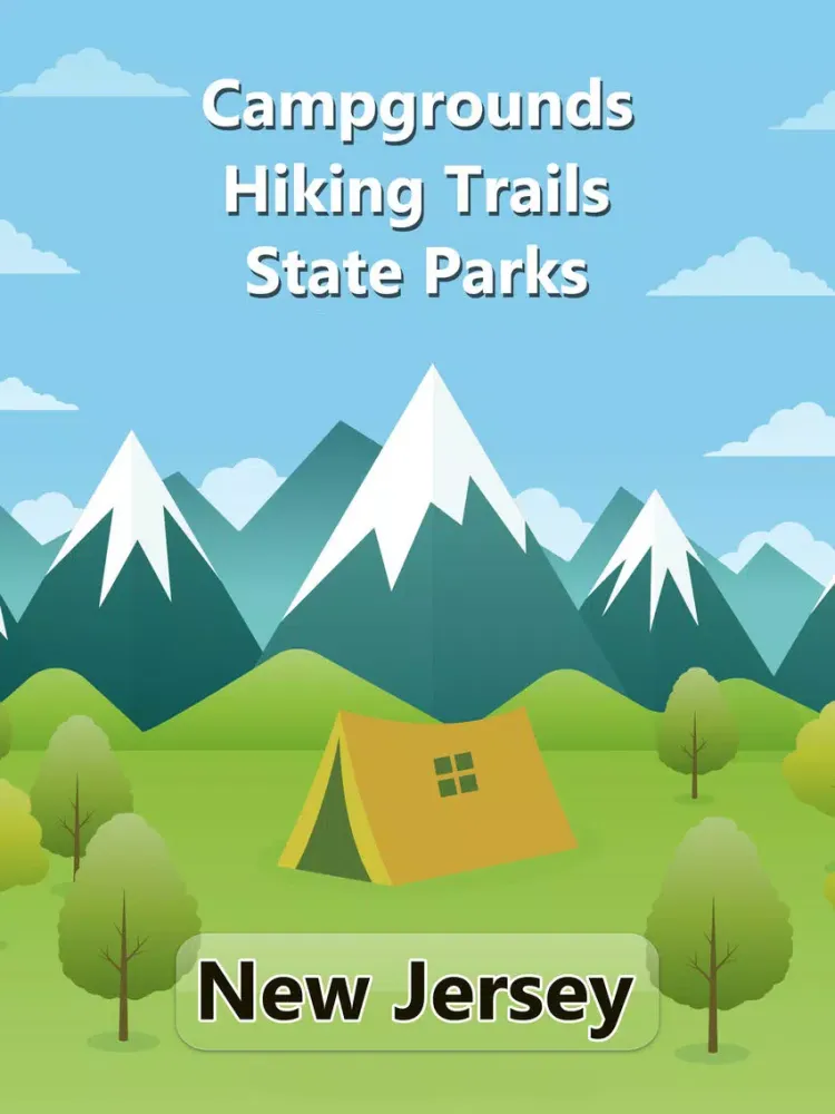 Tangkapan skrin New Jersey Camping&State Parks iPad 
