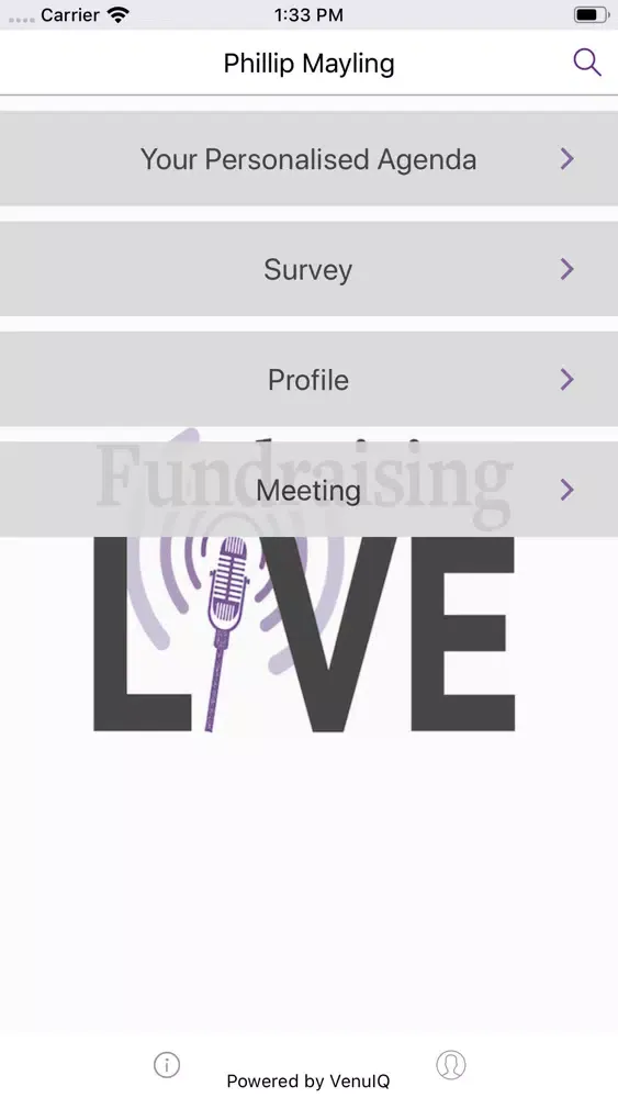 Zrzuty ekranu Fundraising Live 2020