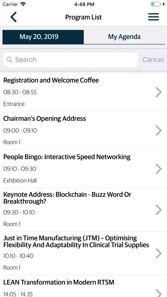 CTS Forum 2019 سکرین شاٹس