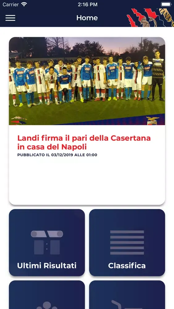 Casertana FC 스크린샷