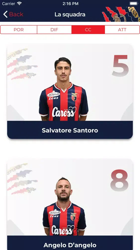 Casertana FC 스크린샷