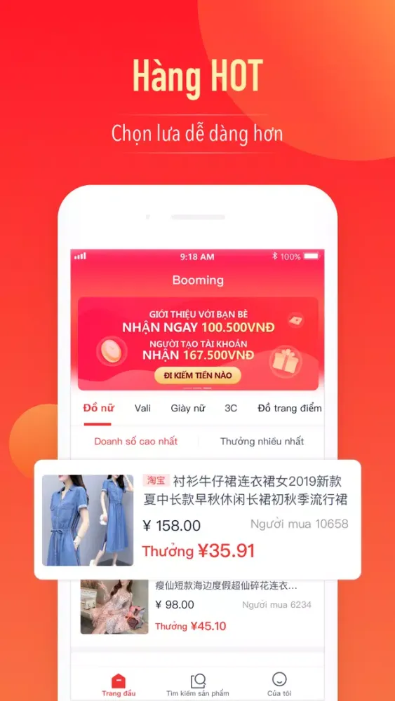 Screenshot di Booming-Mua sắm trực tuyến