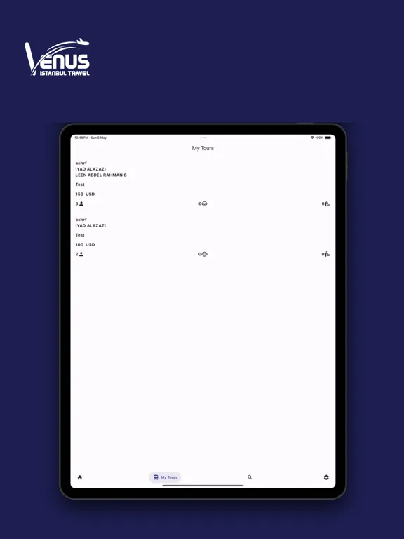ภาพหน้าจอของ Venus Travel - Guides iPad 