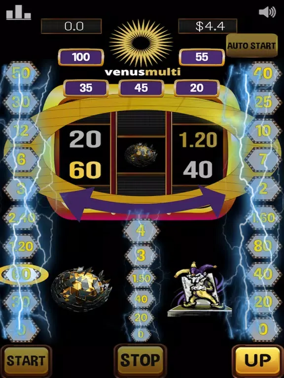 Venus multi slot machine suns iPad  स्क्रीनशॉट
