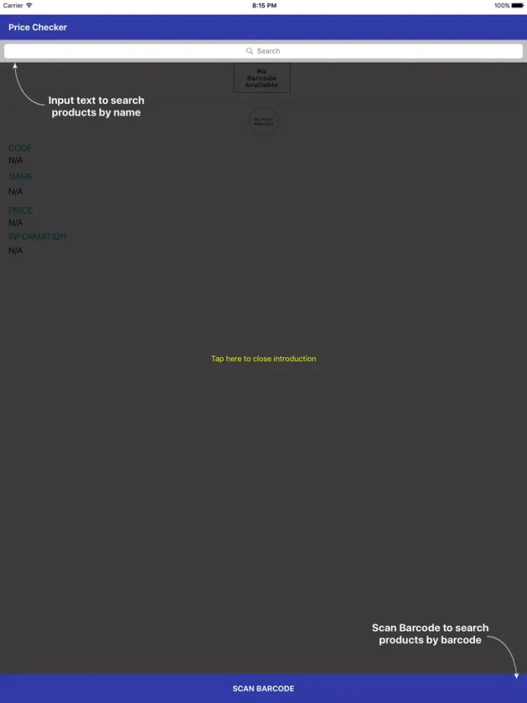BS Price Checker iPad  스크린샷