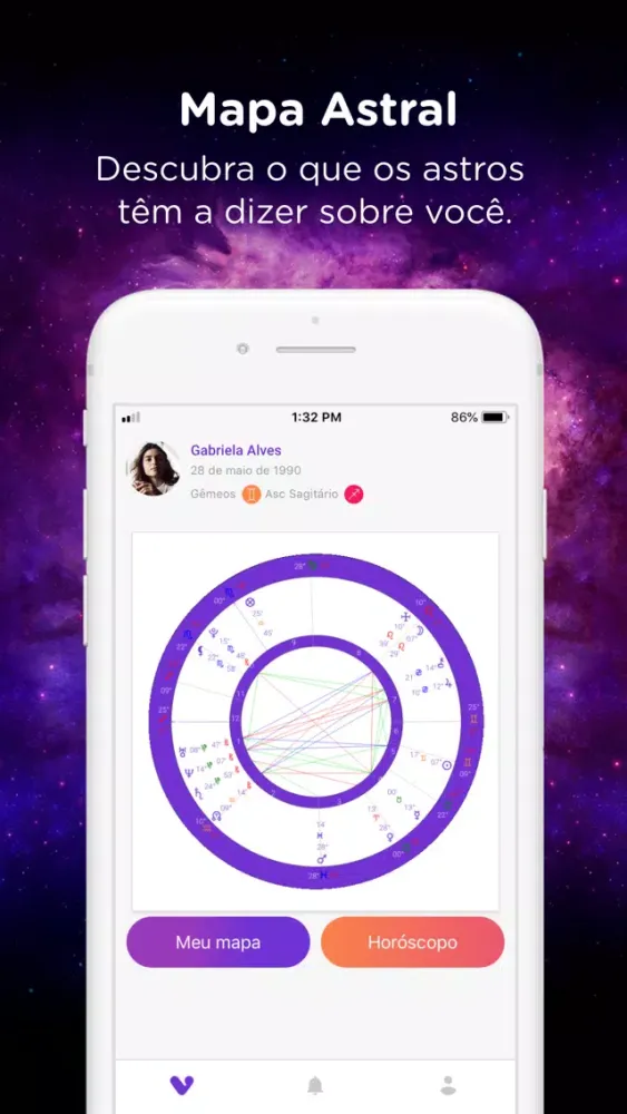 Venus: Horoscope & Natal Chart应用截图