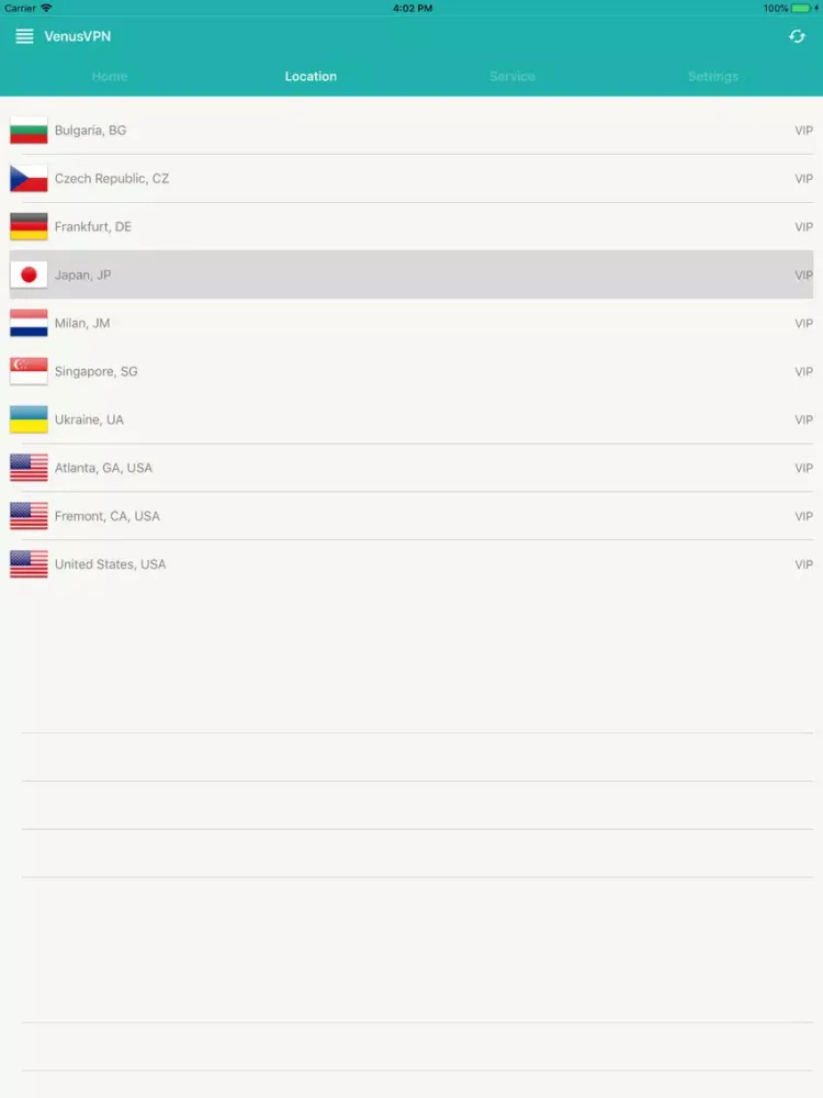 صور VenusVPN- Unlimited VPN Proxy iPad 
