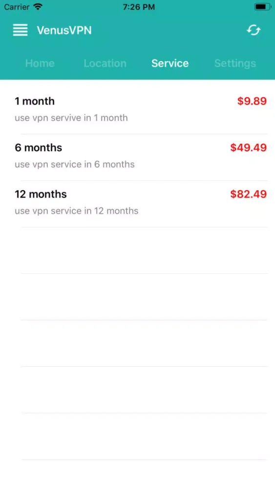 صور VenusVPN- Unlimited VPN Proxy