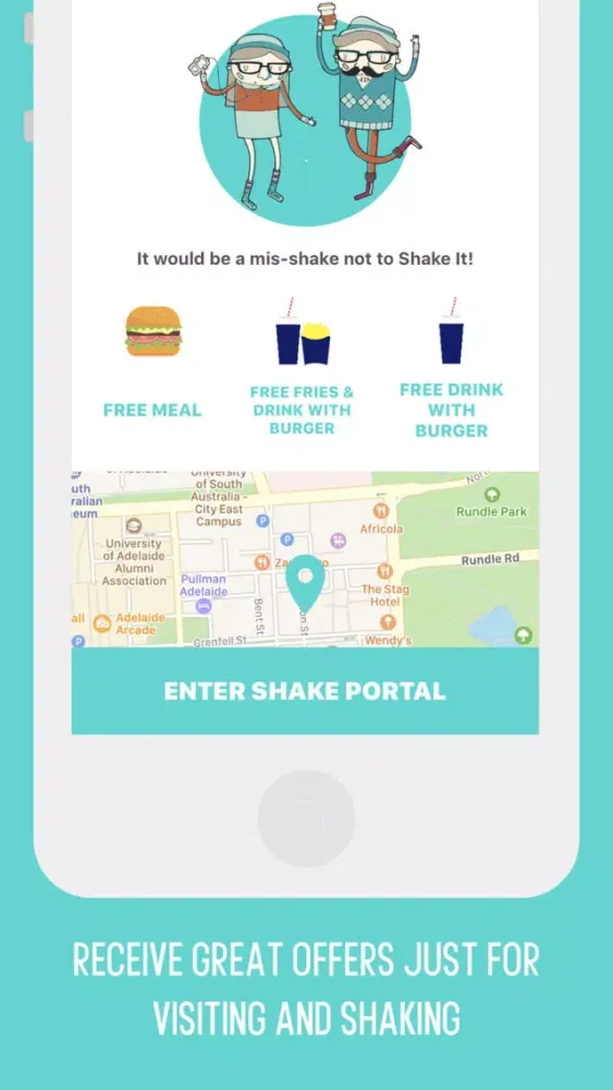 Tangkapan layar Shake it!