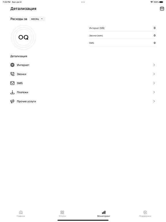 Скриншоты OQ iPad 