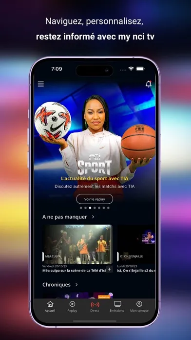 Tangkapan layar My NCI TV