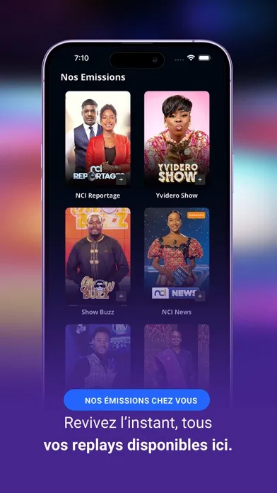 Tangkapan layar My NCI TV