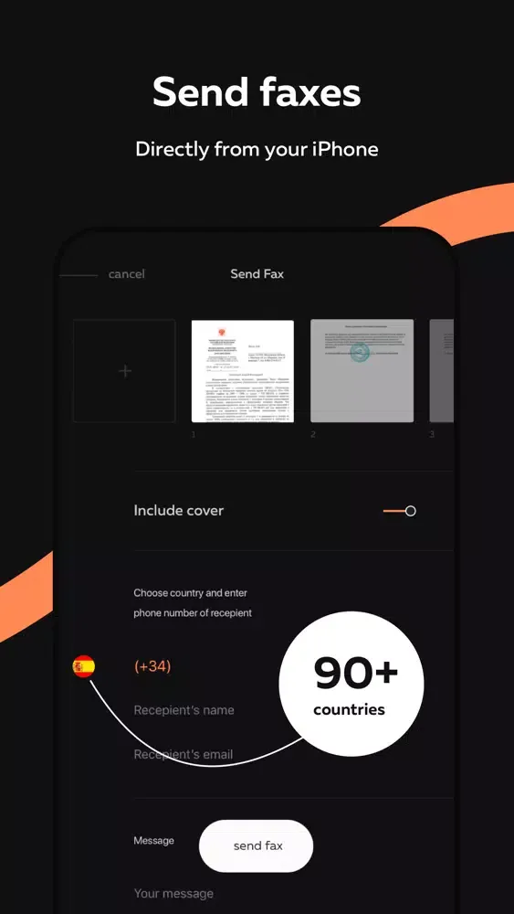 ScanFax: Doc Scanner & Fax Pro应用截图