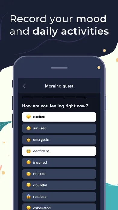 Capturas de pantalla de Idealis CBT Thought Mood Diary